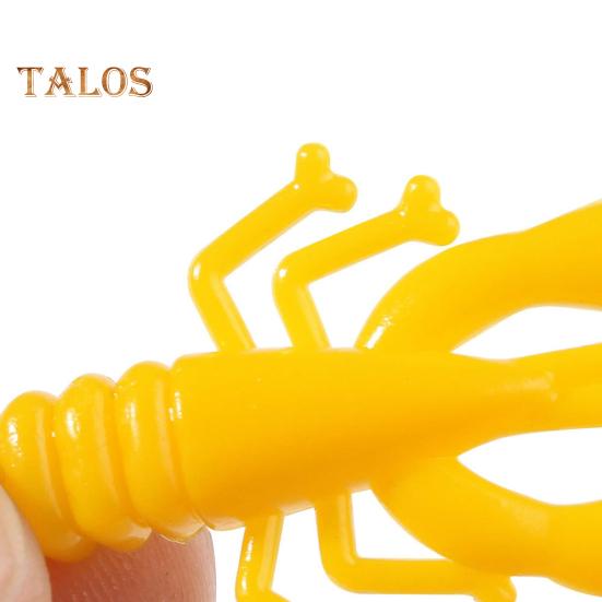 20 Stück/Set 5,2CM/1G Weicher Krebsköder Realistisch Bionisch Bunt Hummer Swimbait Künstlicher Garnelenköder Süßwasser Salzwasser Hecht Barsch Angeln