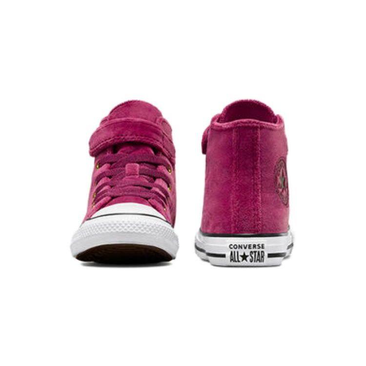 Converse Chuck Taylor All Star Round Toe Comfortable Durable High Top Kids Sneakers Kids Sneakers Purple A05449C