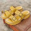Plus Size Shoes for Women 35-43 Summer Fashion Comfortable Slip On Slippers Platform Wedges Non-slip Flats Sandals