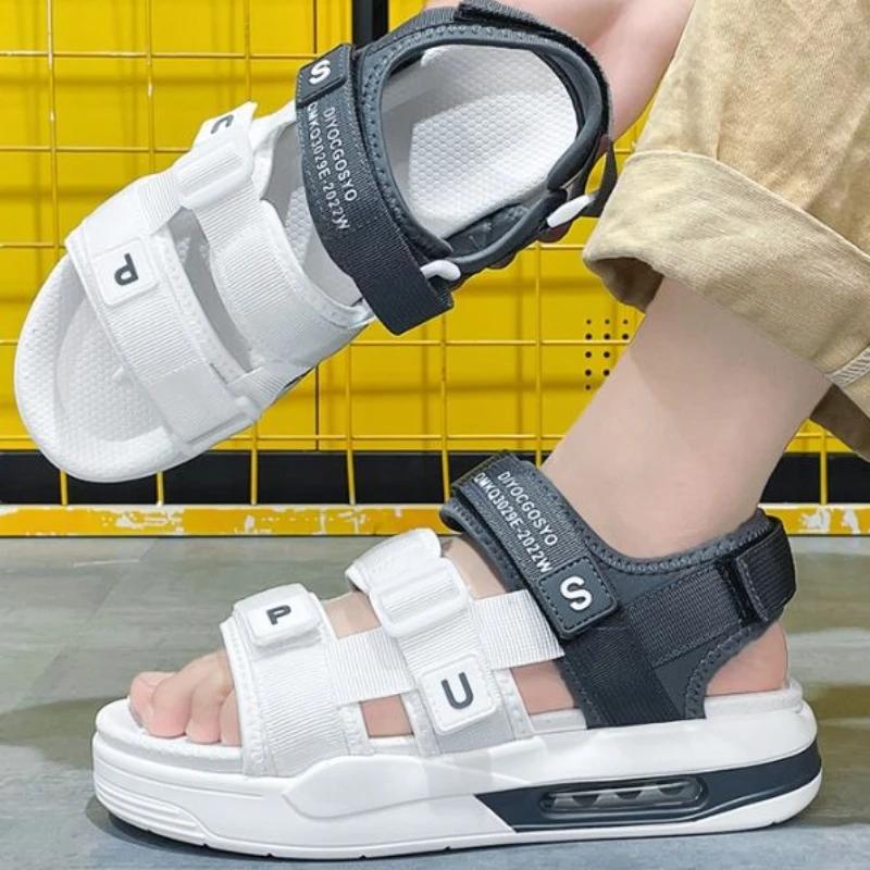 Fashion Height Men's Sandal Non-slip Breathable with Platform Luxury 2025 Clearance Sale Open Toe In Welcome Deal On Offer Pvc Male Shoe