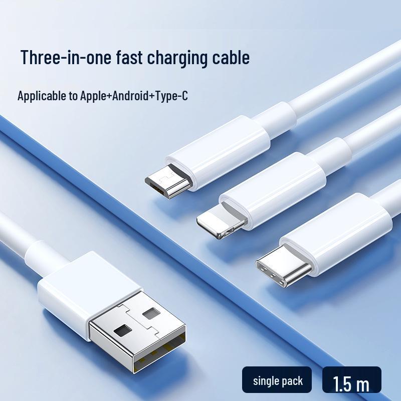 3-in-1 Multifunctional Fast Charging Car Cable Set