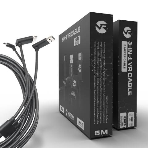 3in1 cable for HTC Vive |