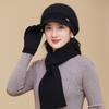Elderly Hat Women's Autumn and Winter Thickened Warm Wool Hat Cold Knitted Cap