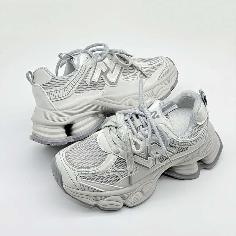 Thick-soled Heightening Dad Shoes Women's New Summer Mesh Breathable Casual Sports Women's Shoes