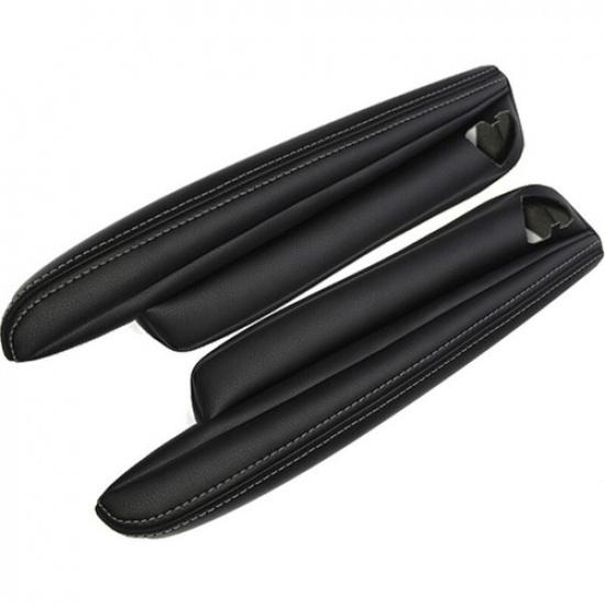 2x Microfibre Leather Front Seat Armrest Cover For Land Rover Freelander 2 07-15