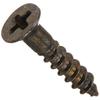 Scud Escutcheon Screw, Front, Metric, Flat Head, 8P, Black, PSH-08BH