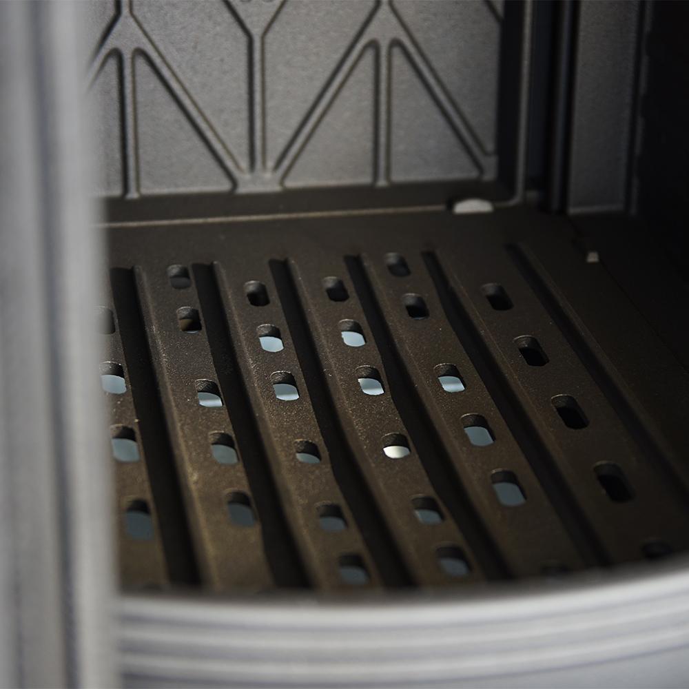 Holzbefeuerter Gusseisenofen KRATKI K10 Ø 150 10 kW mit Kochplatten