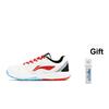 Li Ning Light Feather Series Lightning Hero 1.0 Comfortable Durable Low-Top Badminton Shoes Unisex sneaker White Red AYTT035-1