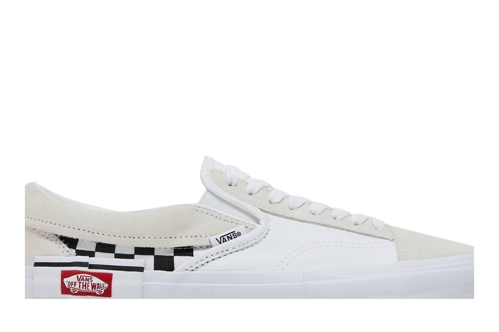 Vans Slip-On CAP 'White Black Checkerboard' VN0A3WM527I Men's Shoes