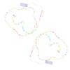 2pcs 2m Length Vine String Lights Fabric Leaves Design Color Leaves Light  Home Decoration