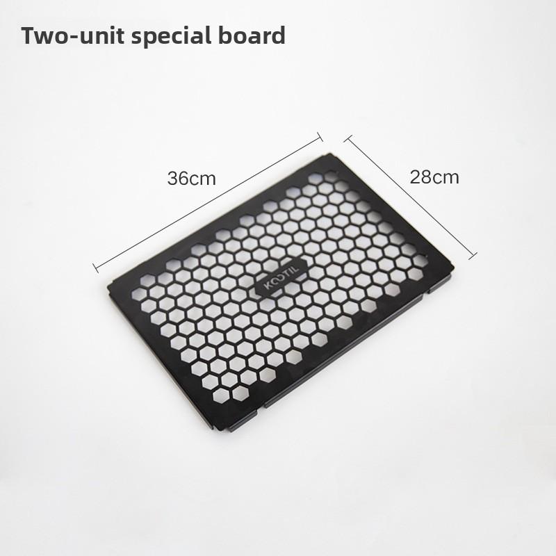 Outdoor Folding Multifunctional Tactical Table Camping X-type Flat Replacement IGT Tables Lightweight Double-layer Storage Rack