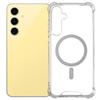 For Samsung Galaxy S24 FE Clear Phone Case Compatible with MagSafe 1.5mm Shockproof Back Cover