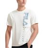 FILA Athletics American Vintage Letter Logo Printed Sports Short Sleeve T-Shirt Men Tops Summer-Cloud-Gray A11M317103F-GY