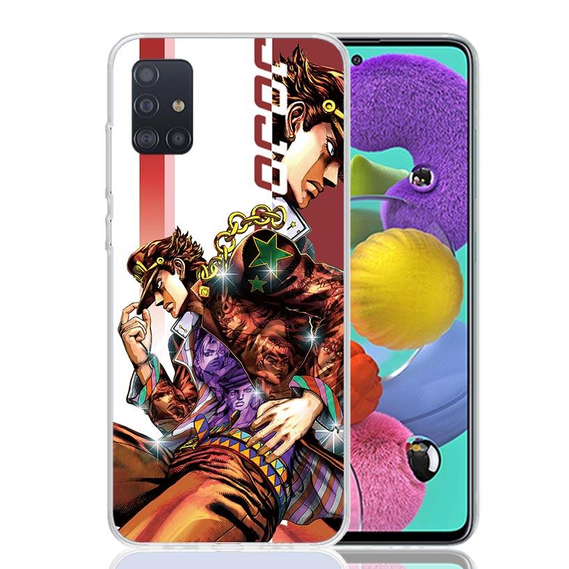 

JoJo Bizarre Adventure Anime Phone Case for Samsung Galaxy A52 A51 A50S A12 A22 A32 A72 A10S A30S A31 A71 Note 20 Ultra 10 Plus Samsung A10