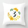 Nordic Fall Home Decor Autumn Throw Pillow Case Sofa Cushion Cover Modern  Letter