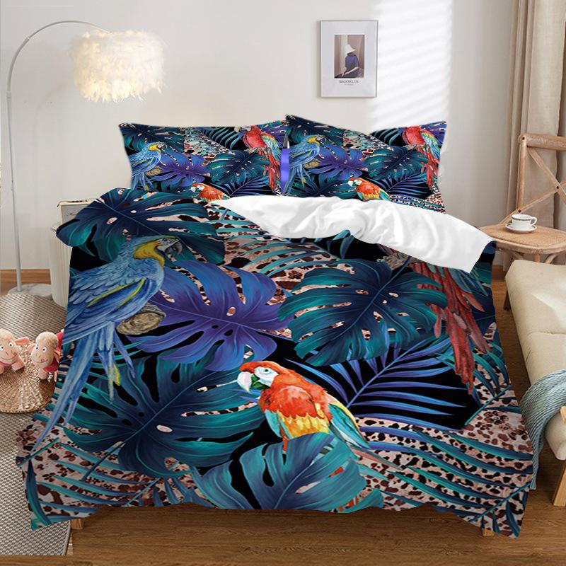 Fashion Technology Printing, 3D Digital Printing, Bedding, Duvet Covers, Pillowcases, Three-piece Sets