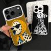 Dalmatian Cute Dog Soft Phone Case for iPhone 15 16 17 Pro Max 17Air 16E 14 Plus 13 12 Mini Shockproof Cover Back Shell