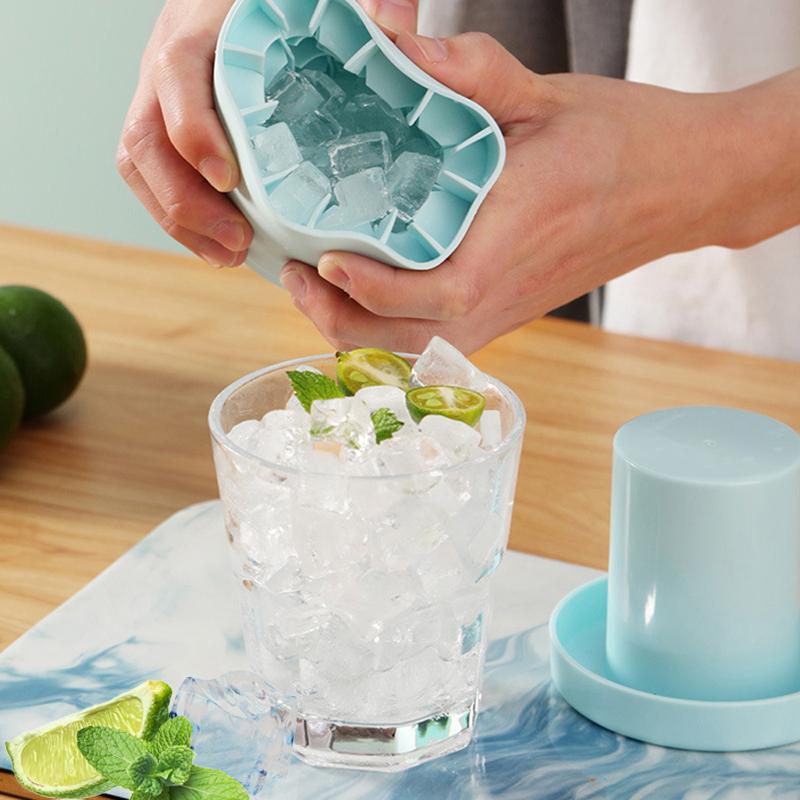 Ice Bucket Cup Mold Ice Cubes Tray Food Grade Quickly Freeze Silicone Creative Design Frozen Drink Maker for Whiskey Beer