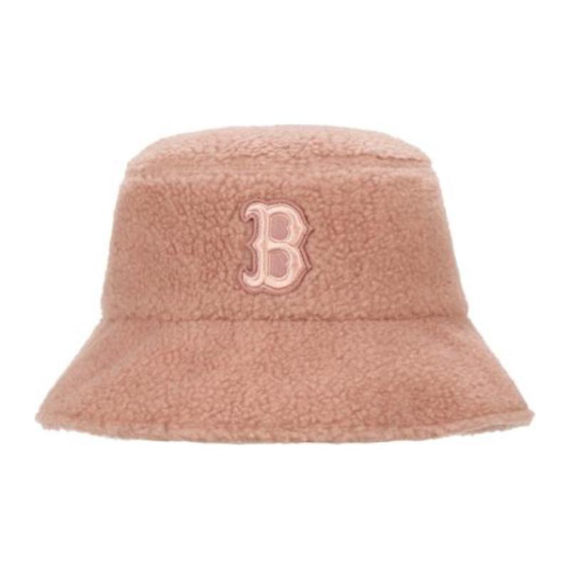 

MLB Wool Blend Bucket Hats Unisex Dark Pink Fashion 32CPHJ011-43P 57 темно-рожевого кольору