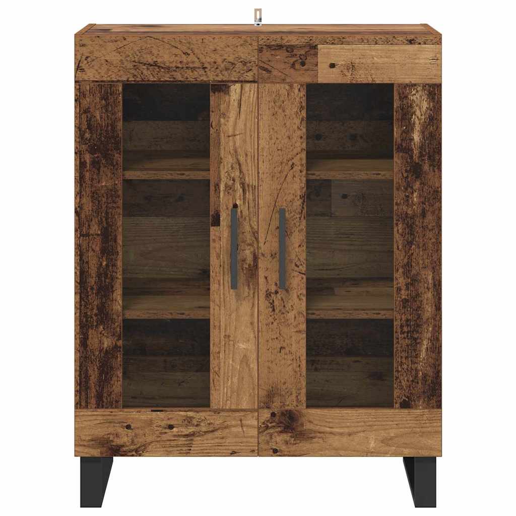Reclaimed Wood Sideboard 27.8 x 13.4 x 35.4 in (L x W x H) Engineered Wood
