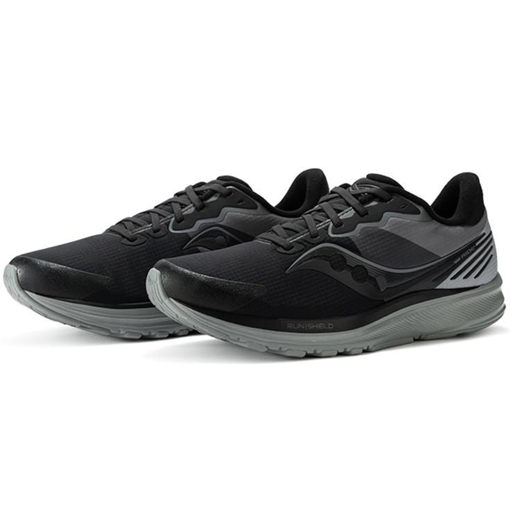 SAUCONY Ride Yutu 14 Fabric Cushioning Slip Resistant Abrasion Resistant Breathable Support Low Top Running Shoes Men's S20652-2(M)
