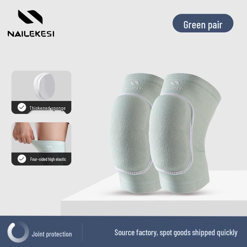 Breathable Thickened Sponge Knee Pads for Yoga, Dance, and Fitness - Suitable for All Ages and Seasons
