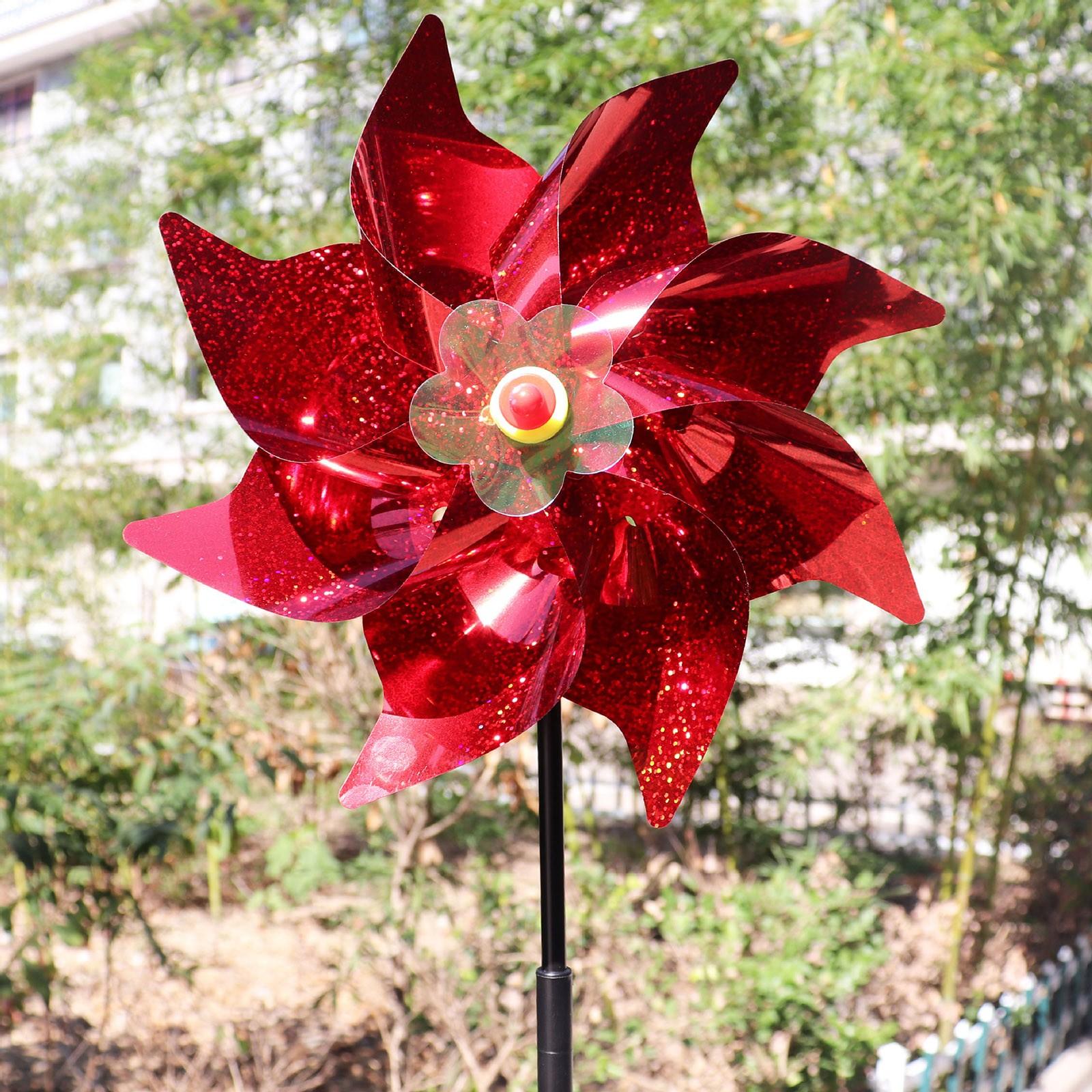 

24 см восьмиугольная детская мельница стойло птица цвет пластиковое украшение стойло игрушка сделай сам One Size красный