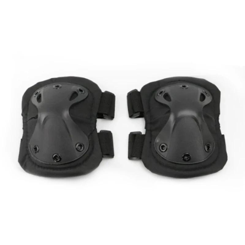 Outdoor Tactical 4pcs 2PCS Knee Elbow Pads Protective Gear For Cycling Mountaineering Hiking Sports