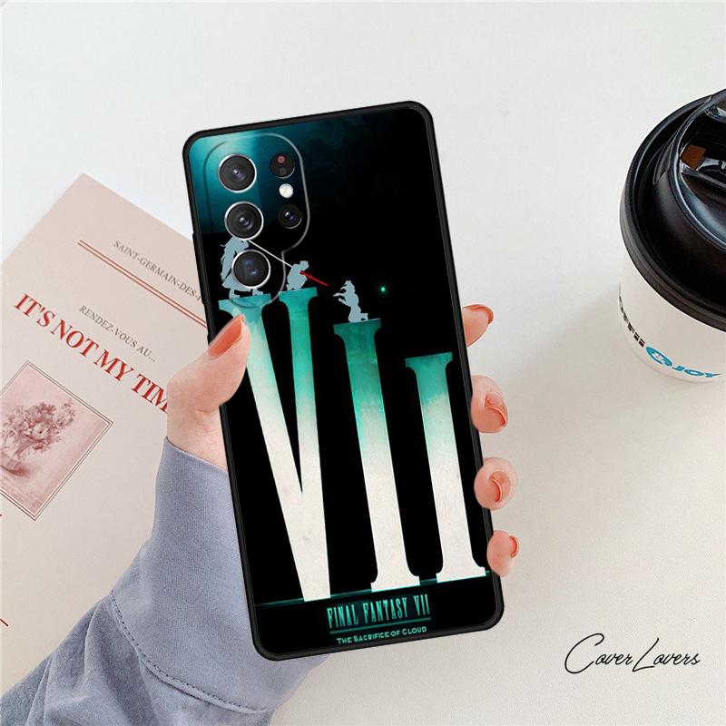 Final Fantasy Phone Case For Samsung Galaxy S24 S25 S23 S22 Ultra Note 10 20 Plus S20 S21 FE Cover