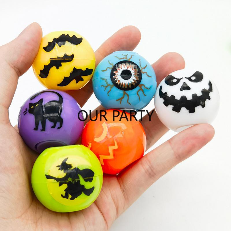 

10Pcs Cartoon Ghost Witch Pumpkin Rotatable Fidget Spinners Antistress Toy for Kids Halloween Theme Party Favors Goodie Bag Gift