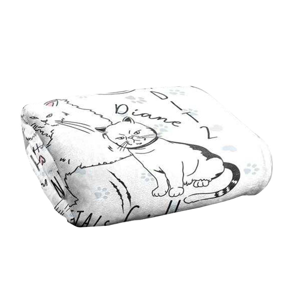 The Office Angela Seidige Katzen Weiche Decke