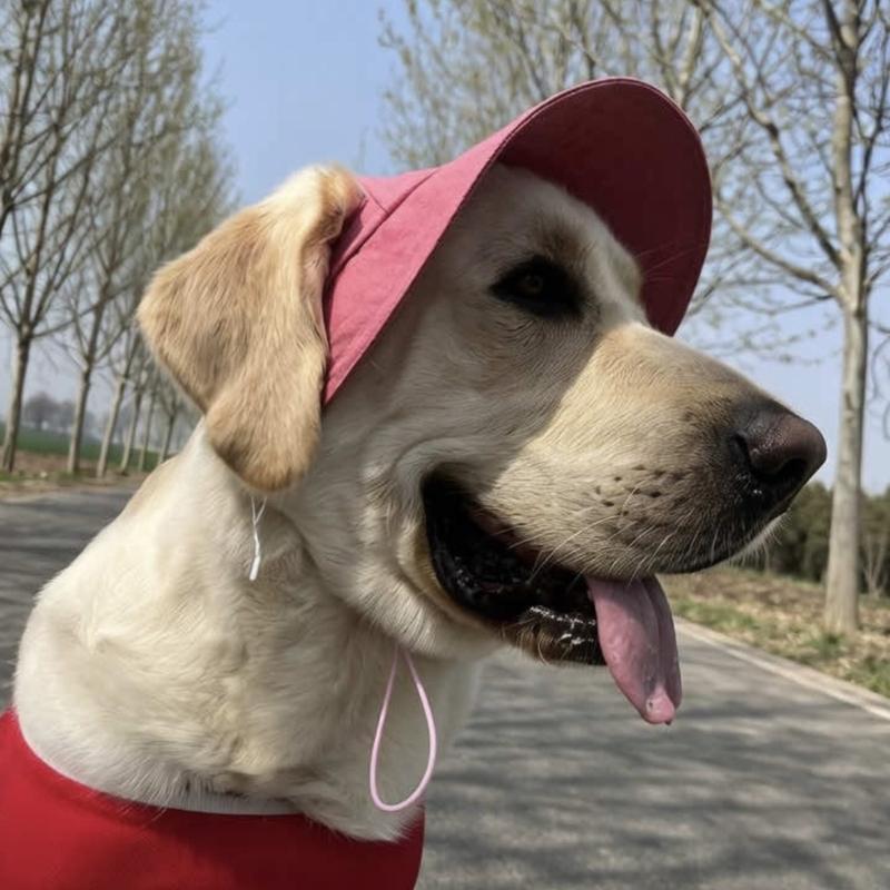Companion Animal Shade Hat with Arched Bill Front and Pull Cord Wear for Bright Walks, Day Use, Park Days and Travel