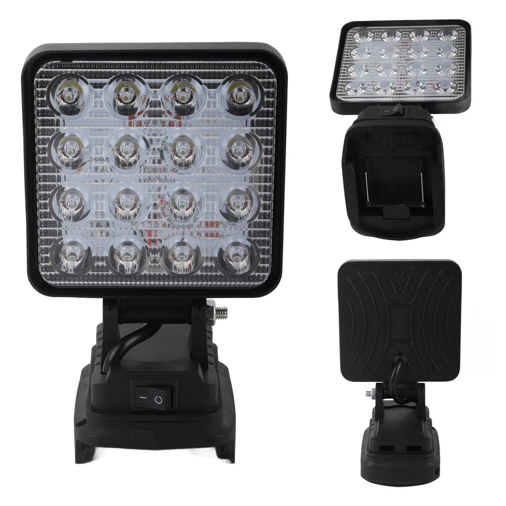 LED Work Light Cordless 18V Lithium Battery Powered Super Bright Outdoor Security Lamp Floodlight Sp