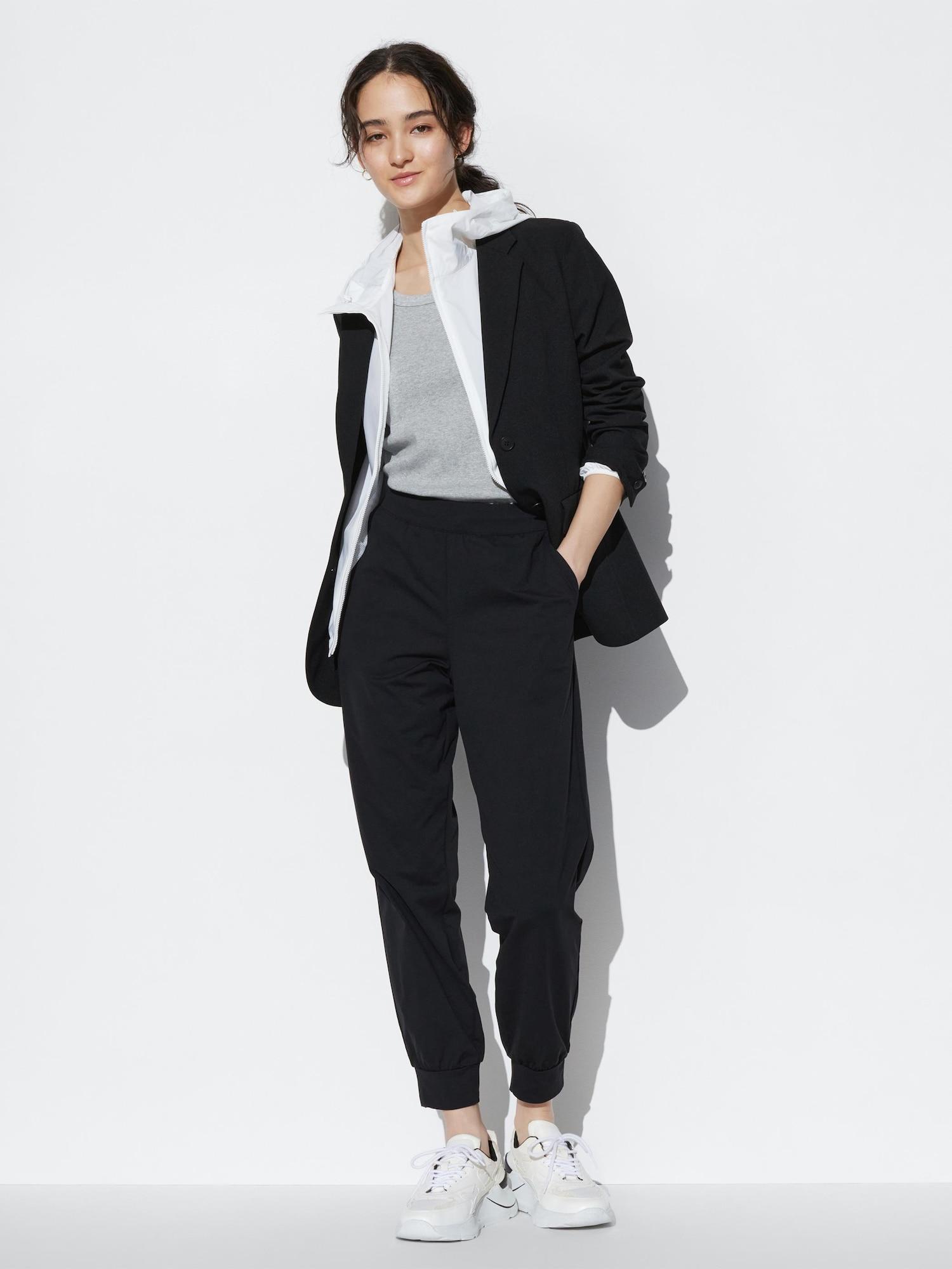 

Uniqlo Japan ультра эластичные спортивные брюки Airism стандартной длины 66 68 см 09 BLACK/L