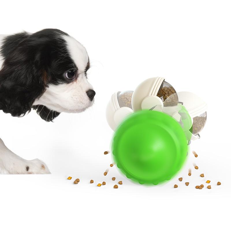 New Dog Toy: Balance Car Tumbler & Slow Feeder