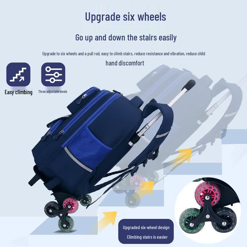 Zaino Trolley Impermeabile per Bambini Xinjingzhou