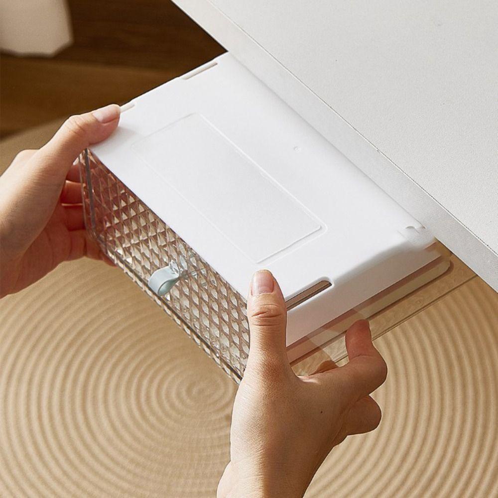 Invisible Storage Undertable Drawer Hanging Under Desk Drawer High Quality Hidden Drawer
