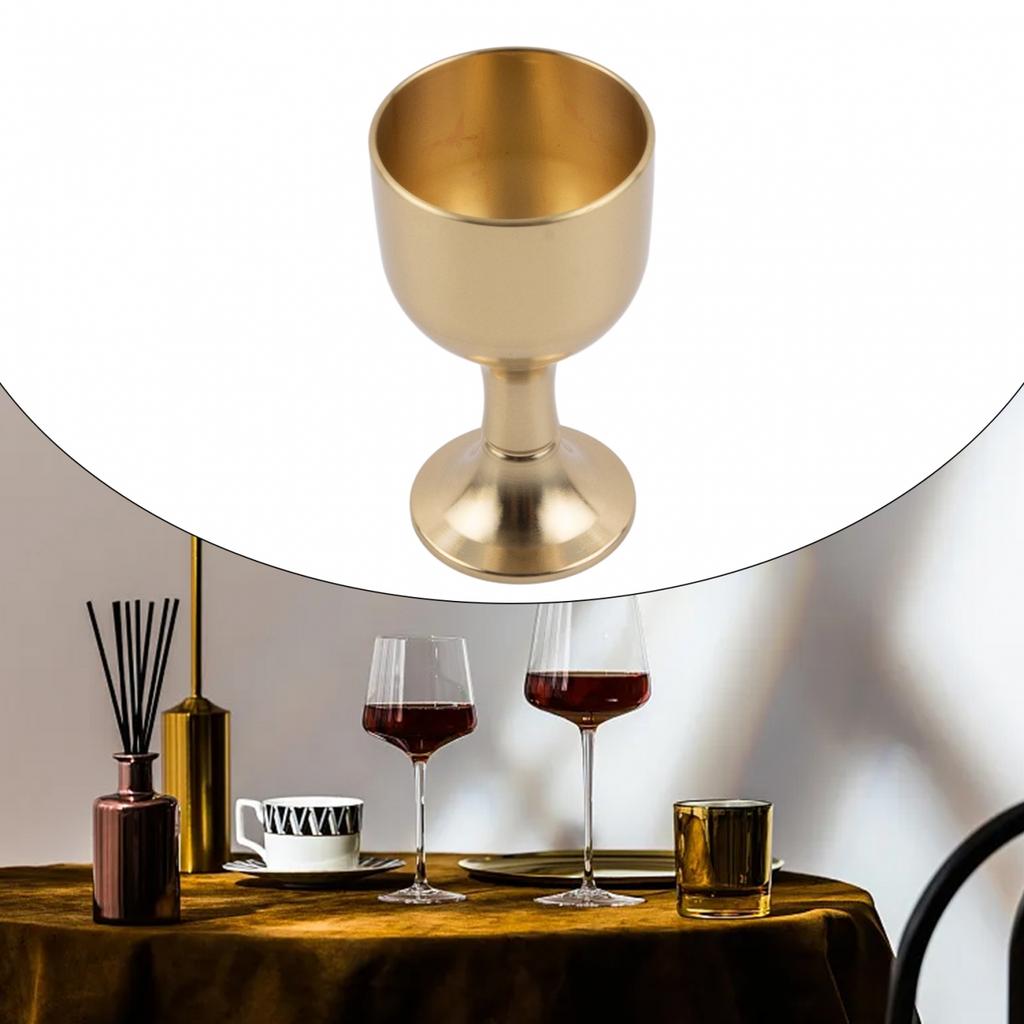 Premium Gold Brass Wine Glass Drinking Cup Mug for Wedding For Party Bar