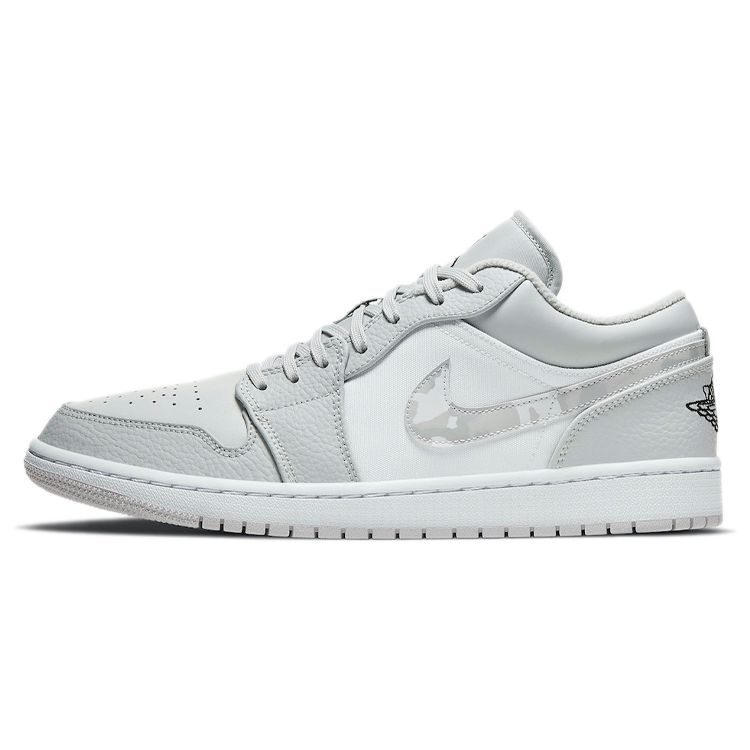 

Air Jordan 1 Low White Camo Мужские кроссовки Photon-Dust Grey-Fog DC9036-100