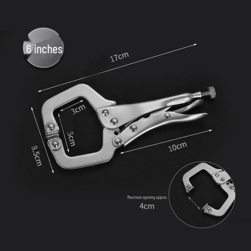 Multifunctional C-type Flat Head Pliers for Quick Clamping Tasks.