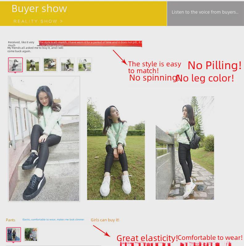 High-Waist Black Summer Leggings for Women, 2024 Slim Fit, Thin Elastic Style