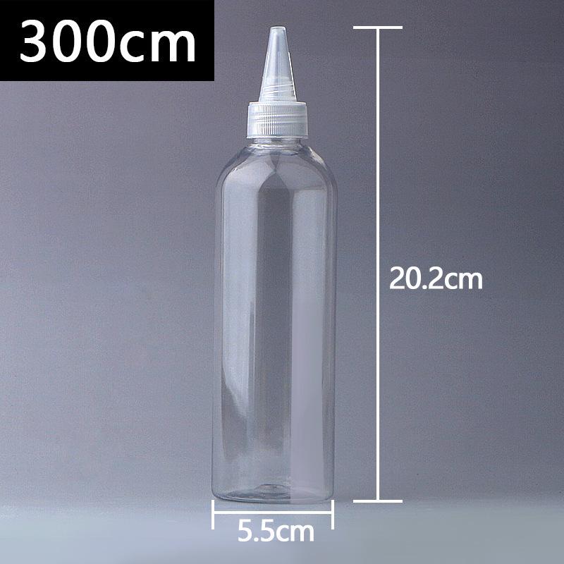 Transparente PET-Kunststoff-Quetschflasche mit Spitze für Kleber, Lotion oder Pigmente - Erhältlich in 50 ml und 100 ml