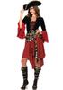 Karibische Piratenkönigin Halloween Kostüm für erwachsene Frauen