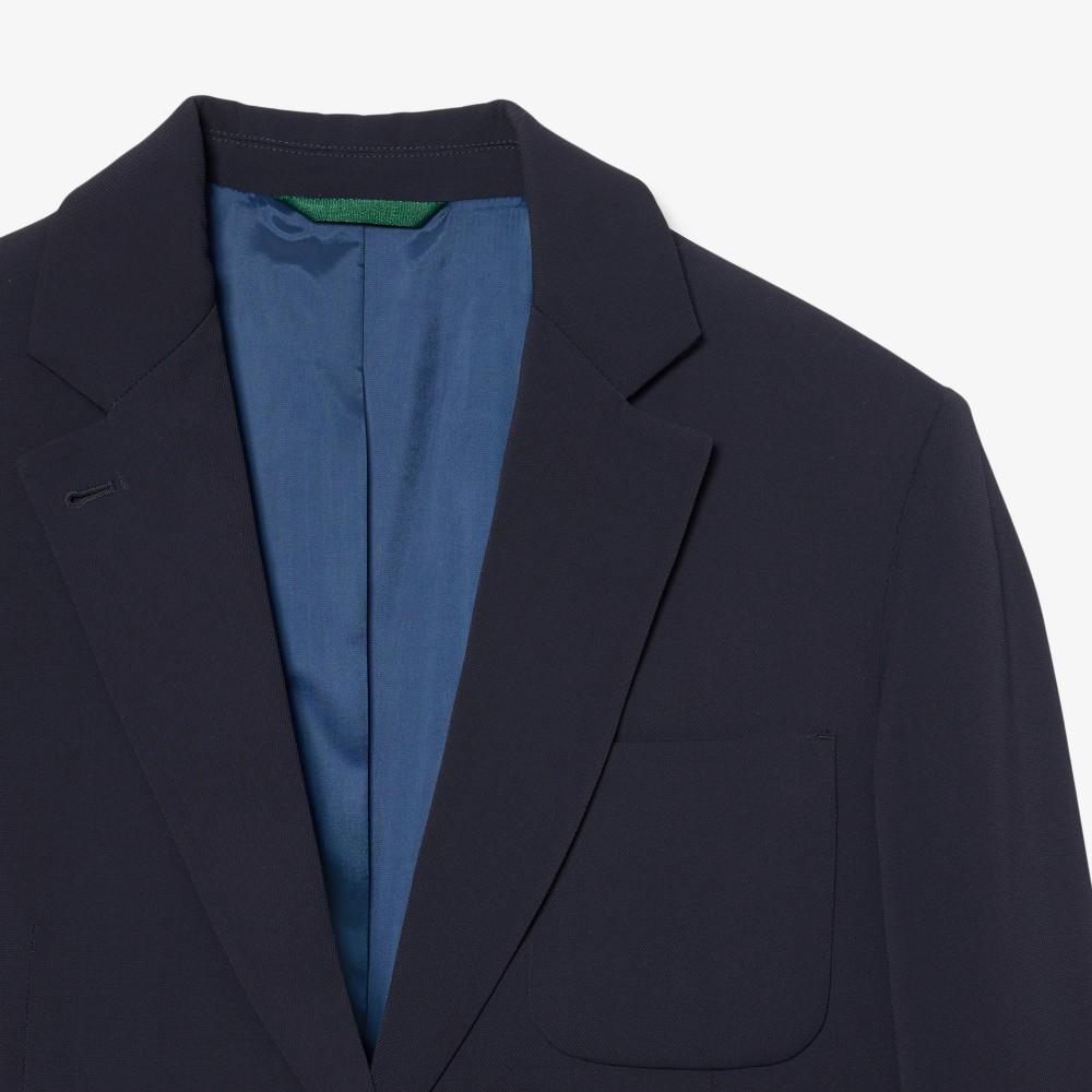 Lacoste Women's Relaxed Fit Iconic Fluid Pique Blazer VF8502-56GHDE