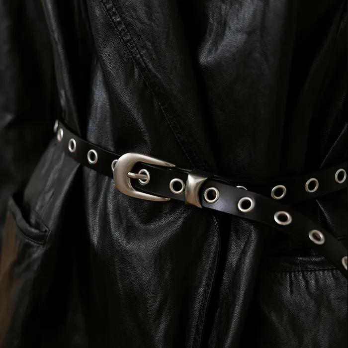BT8072 Western Eyelet Tip Cowhide Belt 18mm