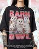 BARN OWL Bootleg Shirt, Barn Owl Retro Tees, Night Hunter T-Shirt, Nature Longsleeve, Barn Owl Vintage Sweater #saf