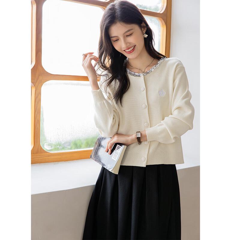 Mocana Women's Elegant Knit Cardigan & Mid-Length Dress Set