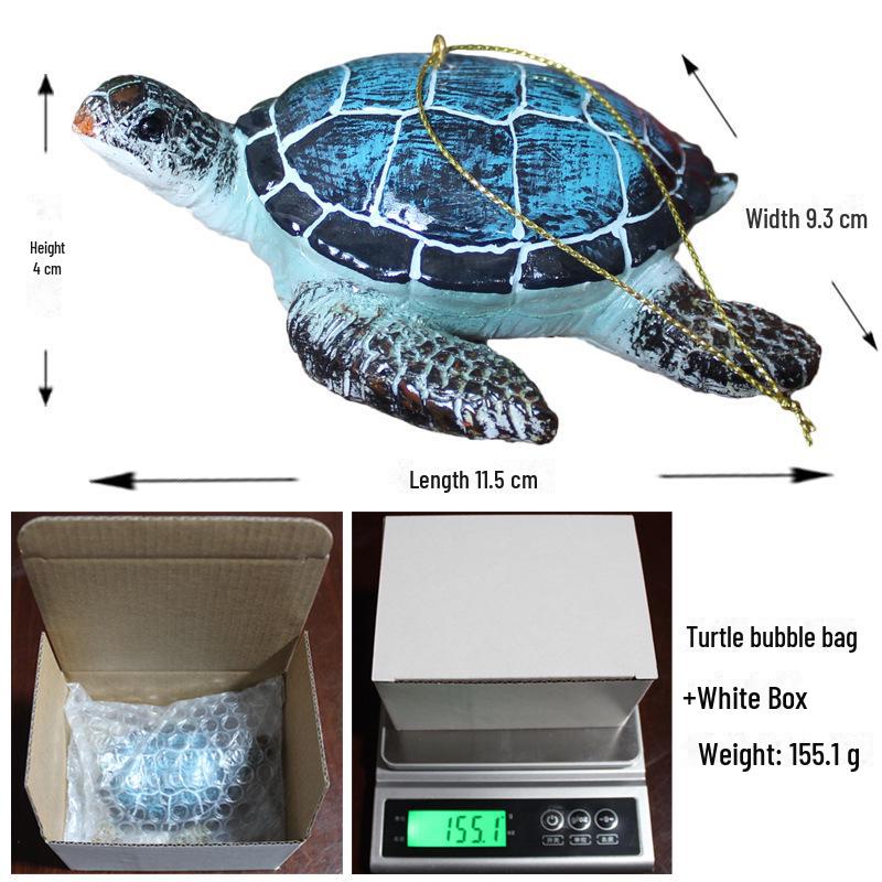 Resin Turtle Ornaments for Garden, Aquarium, and Home Decor
