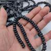 Volcanic Stone Bead Jewelry: Round, Square, Abacus, Rectangular Beads for DIY Bracelets & Necklaces.