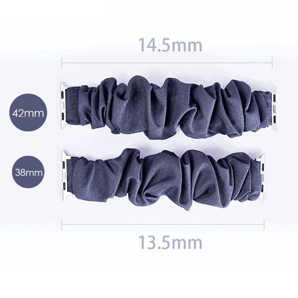 Scrunchie Strap for apple watch band 44mm 40mm 45mm 41mm 38mm 42mm 49mm correa bracelet iwatch series 4 5 6 3 SE 7 8 9 ultra 2